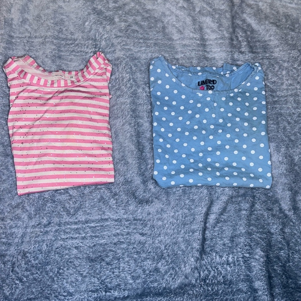 2 Pattern Tee shirts | M 10-12